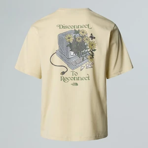 The North Face Luźny T-shirt Z Grafiką Unisex Connect Gravel Rozmiar XL male