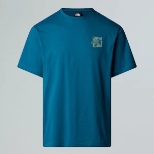 The North Face Luźny T-shirt Z Grafiką Unisex Connect Mineral Ink Rozmiar L male