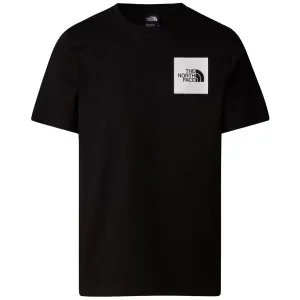 The North Face M S/S Fine Tee NF0A8A6MJK31, Męskie, Czarne, t-shirty, bawełna, rozmiar: L