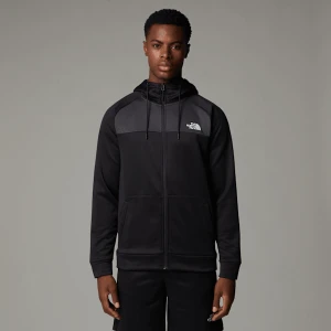 The North Face Męska Bluza Polarowa Z Kapturem I Zamkiem Na Całej Długości Reaxion Tnf Black-asphalt Grey Rozmiar L male