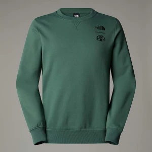 The North Face Męska Bluza Z Grafiką Outdoor Duck Green Rozmiar XL male