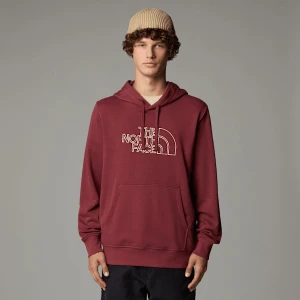 The North Face Męska Bluza Z Kapturem Drew Peak Light Sumac-gravel Rozmiar L male