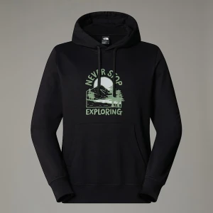 The North Face Męska Bluza Z Kapturem I Grafiką Outdoor Tnf Black Rozmiar XS male