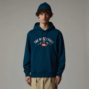 The North Face Męska Bluza Z Kapturem I Grafiką Varsity Midnight Petrol Rozmiar L male