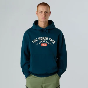 The North Face Męska Bluza Z Kapturem I Grafiką Varsity Midnight Petrol Rozmiar S male