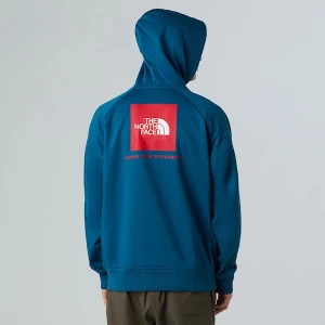 The North Face Męska Bluza Z Kapturem I Rękawami Raglanowymi Nse Box Mineral Ink-tnf Red Rozmiar S male