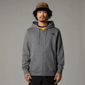 The North Face Męska Bluza Z Kapturem I Zamkiem Na Całej Długości Simple Dome Tnf Medium Grey Heather Rozmiar S male