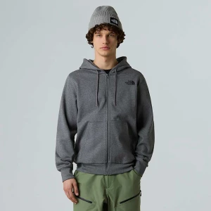 The North Face Męska Bluza Z Kapturem I Zamkiem Na Całej Długości Simple Dome Tnf Medium Grey Heather Rozmiar S male