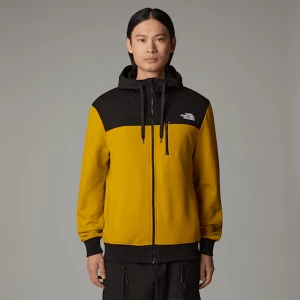 The North Face Męska Bluza Z Kapturem Tech New Peak Arrowwood Yellow-tnf Black Rozmiar XS male