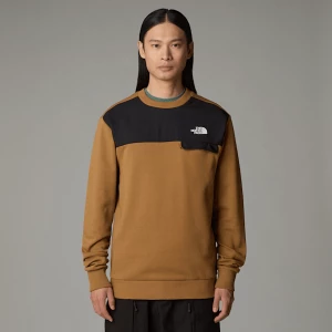 The North Face Męska Bluza Z Okrągłym Dekoltem Utility Brown-tnf Black Rozmiar L male