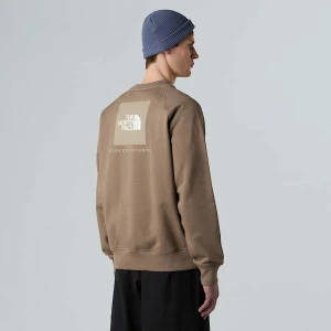 The North Face Męska Bluza Z Rękawami Raglanowymi Nse Box Mocha Brown-mushroom Grey Rozmiar M male