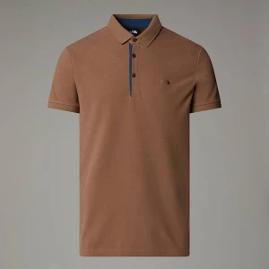 The North Face Męska Dopasowana Koszulka Polo Premium Latte Rozmiar XS male