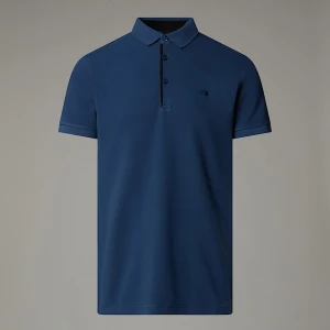 The North Face Męska Dopasowana Koszulka Polo Premium Shady Blue Rozmiar XXL male