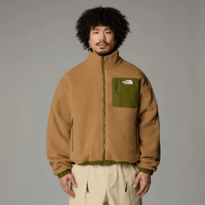 The North Face Męska Dwustronna Kurtka Polarowa Yumiori Forest Olive-utility Brown Rozmiar XS male