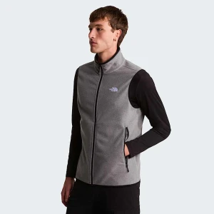 The North Face Męska Kamizelka Polarowa Glacier Tnf Mid Grey Heather Rozmiar L male