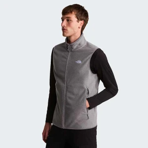 The North Face Męski Bezrękawnik Polarowy Glacier Tnf Mid Grey Heather Rozmiar XL male