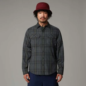 The North Face Męska Koszula W Kratę Sequoia Asphalt Grey-new Taupe Green Plaid Rozmiar L male