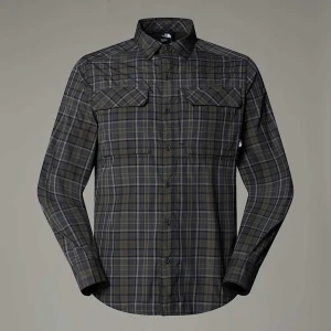 The North Face Męska Koszula W Kratę Sequoia Asphalt Grey-new Taupe Green Plaid Rozmiar M male