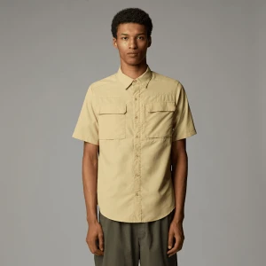 The North Face Męska Koszula Z Krótkim Rękawem Sequoia Khaki Stone-npf Rozmiar XXL male