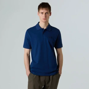 The North Face Męska Koszulka Polo O Regularnym Kroju Essential Estate Blue Rozmiar S male