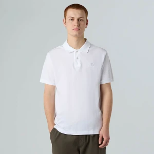 The North Face Męska Koszulka Polo O Regularnym Kroju Essential Tnf White Rozmiar XS male