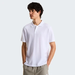 The North Face Męska Koszulka Polo O Regularnym Kroju Essential Tnf White Rozmiar XS male