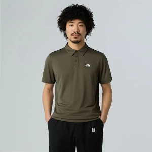 The North Face Męska Koszulka Polo Tanken New Taupe Green Rozmiar L male