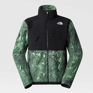 The North Face Męska Kurtka Denali Chlorophyll Green Digital Distortion Print-tnf Black Rozmiar XS male