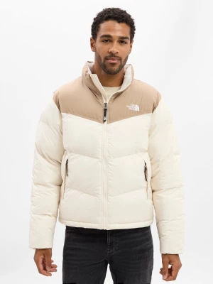 The North Face Męska kurtka pikowana - Saikuru Mężczyźni Sztuczne włókno biały jednolity,