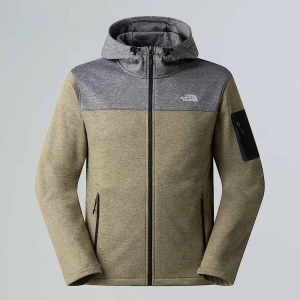 The North Face Męska Kurtka Polarowa Tech Emilio Tnf Black Heather-forest Olive Light Heather Rozmiar S male