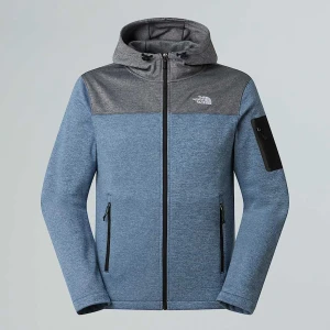 The North Face Męska Kurtka Polarowa Tech Emilio Tnf Black Heather-shady Blue Light Heather Rozmiar M male