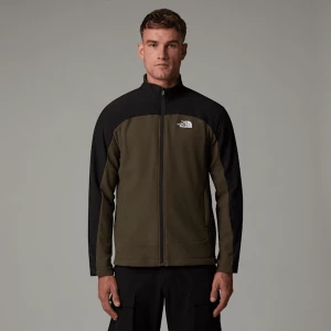 The North Face Męska Kurtka Polarowa Z Zamkiem Błyskawicznym Na Całej Długości Emilio Delta New Taupe Green-tnf Black-npf Rozmiar M male