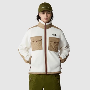 The North Face Męska Kurtka Polarowa Z Zamkiem Błyskawicznym Na Całej Długości Royal Arch White Dune-kelp Tan Rozmiar XXL male