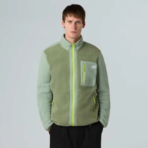 The North Face Męska Kurtka Polarowa Z Zamkiem Na Całej Długości Yumiori Bark Mist-slate Moss-fizz Lime Rozmiar XXL male