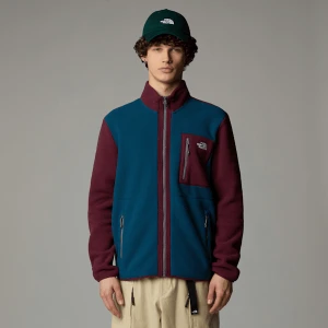 The North Face Męska Kurtka Polarowa Z Zamkiem Na Całej Długości Yumiori Midnight Petrol-alpine Plum-smoked Pearl Rozmiar S male