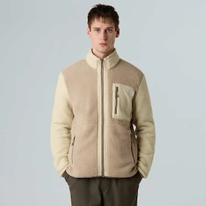 The North Face Męska Kurtka Polarowa Z Zamkiem Na Całej Długości Yumiori Mushroom Grey-gravel-mocha Brown Rozmiar L male
