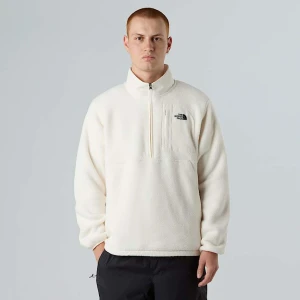 The North Face Męska Kurtka Polarowa Z Zamkiem O Długości 1/2 Yumiori Off-peak White Dune Rozmiar M male