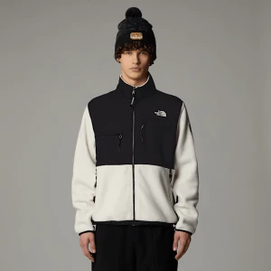 The North Face Męska Kurtka Retro Denali White Dune-tnf Black Tnf Tiger Stripe Print Rozmiar M male