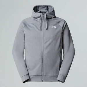 The North Face Męska Kurtka Z Kapturem I Zamkiem Na Całej Długości Reaxion 2.0 Monument Grey Dark Heather Rozmiar S male