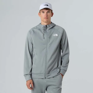 The North Face Męska Kurtka Z Kapturem I Zamkiem Na Całej Długości Reaxion 2.0 Monument Grey Dark Heather Rozmiar XS male