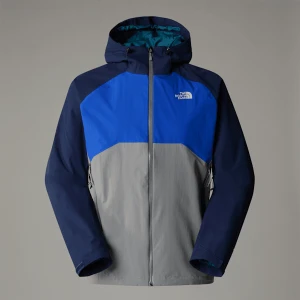 The North Face Męska Kurtka Z Kapturem Stratos Monument Grey-tnf Blue-summit Navy Rozmiar S male