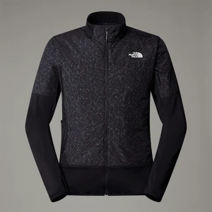 The North Face Męska Kurtka Zimowa Z Zamkiem Błyskawicznym Na Całej Długości Warm Pro Tnf Black-tnf Black Trail Reflective Print Rozmiar L male