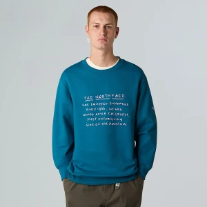 The North Face Męska Luźna Bluza Tnf Origin Mineral Ink-white Dune Rozmiar XL male