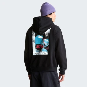 The North Face Męska Luźna Bluza Z Kapturem Apex ’75 Collage Tnf Black Rozmiar L male