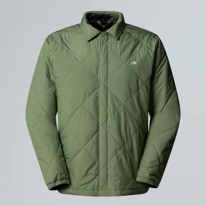 The North Face Męska Ocieplana Kurtka Flanelowa Afterburner Bark Mist-tnf Black Shadow Plaid Rozmiar S male