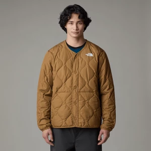 The North Face Męska Pikowana Kurtka Ampato Utility Brown Rozmiar S male