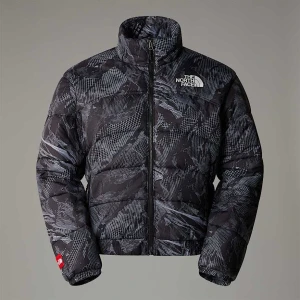 The North Face Męska Syntetyczna Kurtka Puffer 2000 Tnf Black 3d Summit Mesh Print Rozmiar XS male