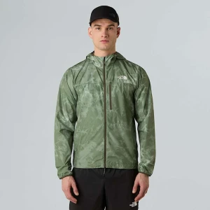 The North Face Męska Wiatroodporna Kurtka Z Nadrukiem Higher Run Bark Mist Light Refractions Print Rozmiar L male