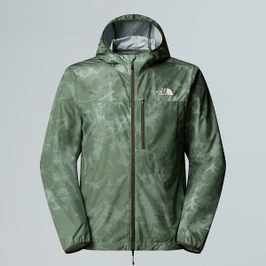 The North Face Męska Wiatroodporna Kurtka Z Nadrukiem Higher Run Bark Mist Light Refractions Print Rozmiar XL male