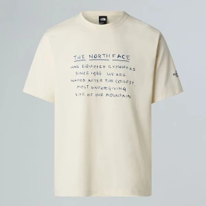 The North Face Męski Luźny T-shirt Tnf Origin White Dune-mineral Ink Rozmiar M male